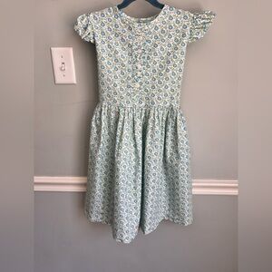 Boutique Floral Flutter Sleeve Sundress Size 8
